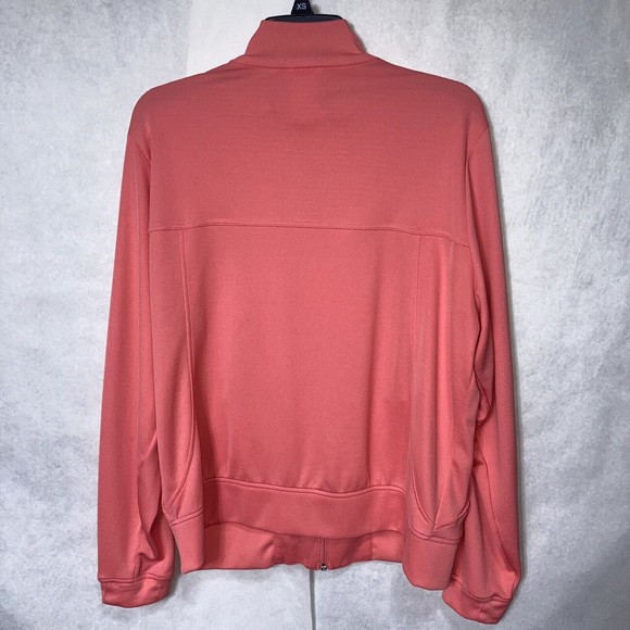 adidas Jackets & Coats Adidas Tracksuit Top Jacket Salmon Pink Size